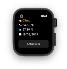 GreenMine Apple watch climat