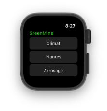 GreenMine Apple watch climat